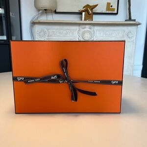 Authentic Hermes empty shoebox